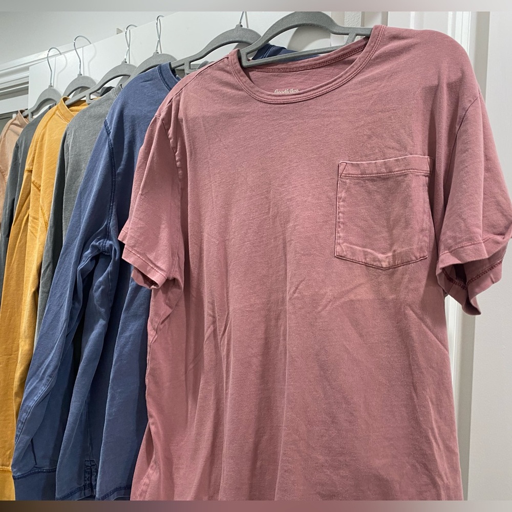 Men’s Long Sleeve Bundle Goodfellow and Co Larrge  6 item lot